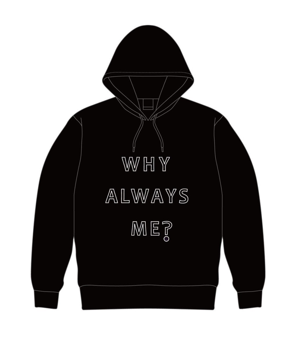 Why Always Me？ プルオーバーパーカー(black) | プレミアリーグ